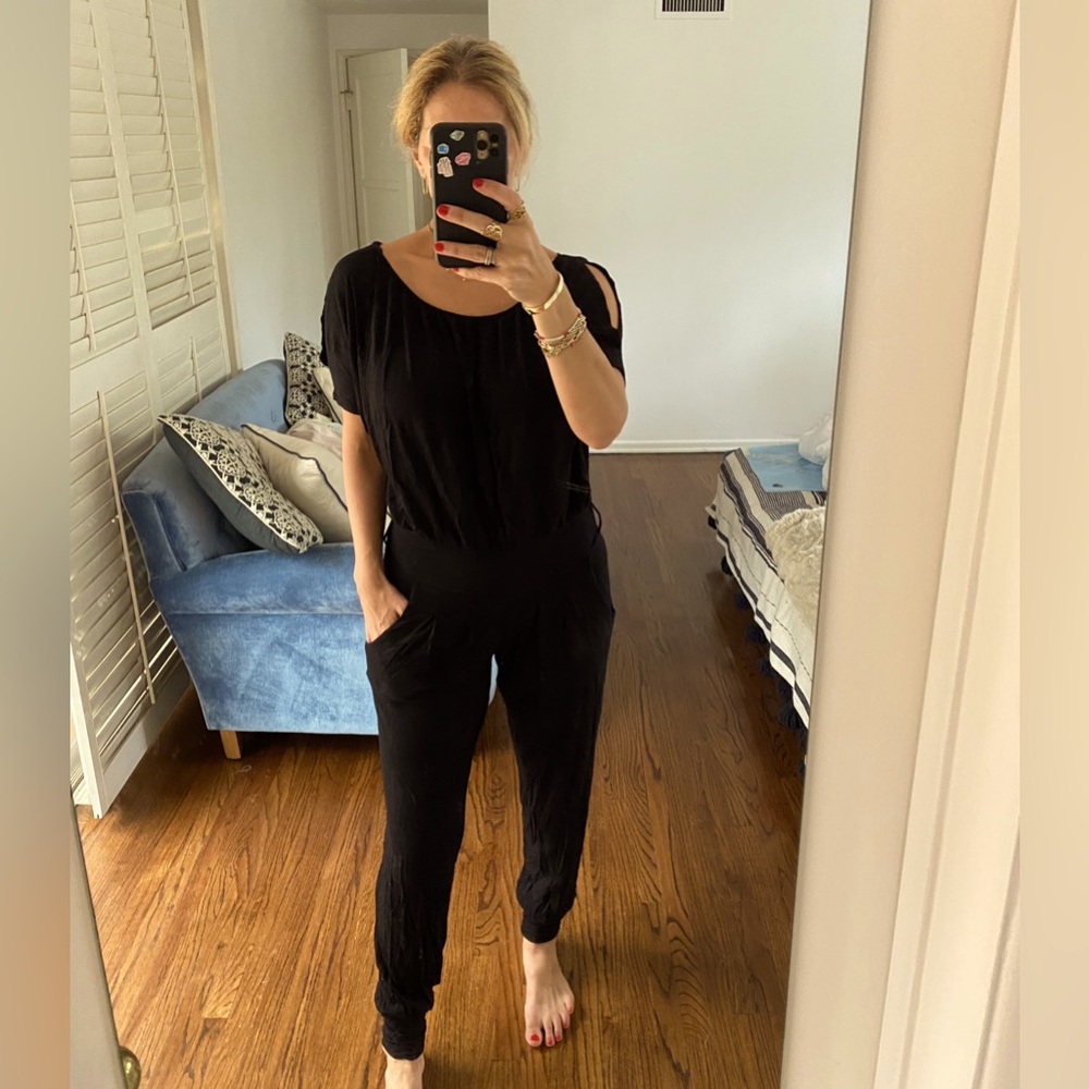 Black stretchy jumpsuit